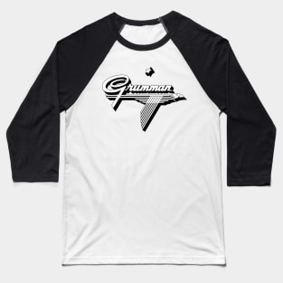 Grumman Aircraft Engineering Aerospace Corporation Company Retro Logo Art Baseball T-Shirt